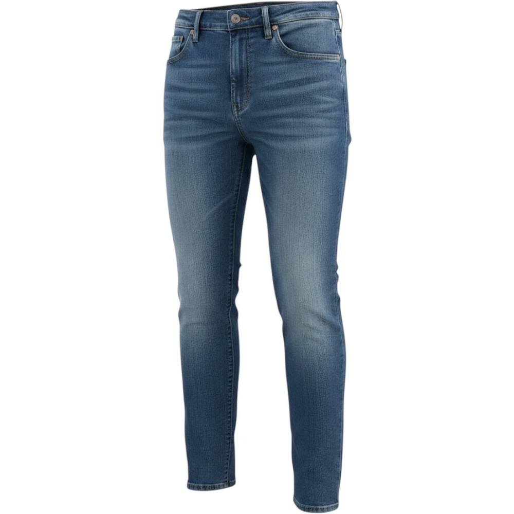Flint and Tinder Mens Straight Fit Jeans Medium Wash Blue Denim 32x32